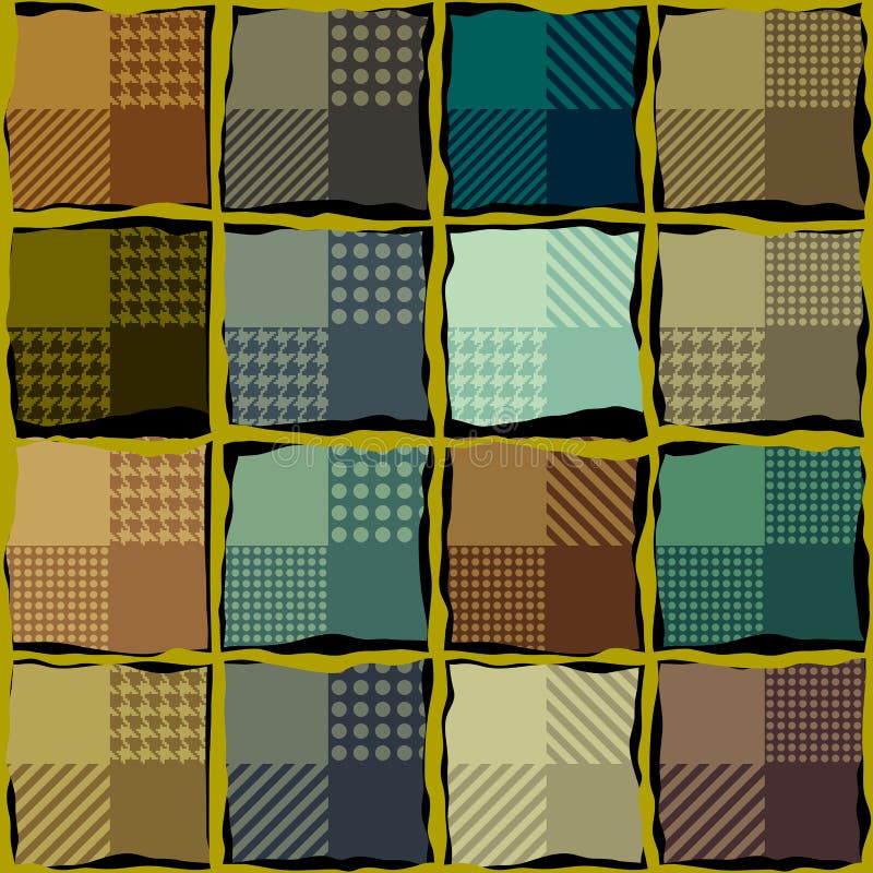 Brown plaid background stock vector. Illustration of square - 76884160