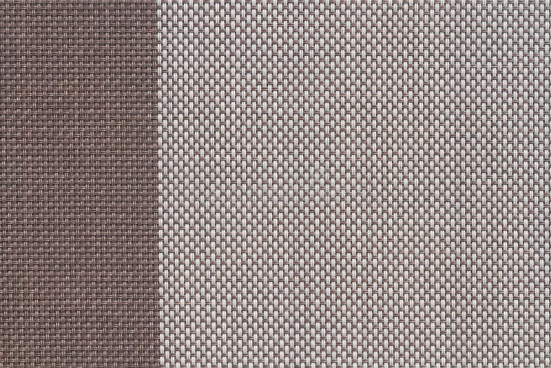 Brown Plastic Woven Fabric Samples, Texture Background Stock Image