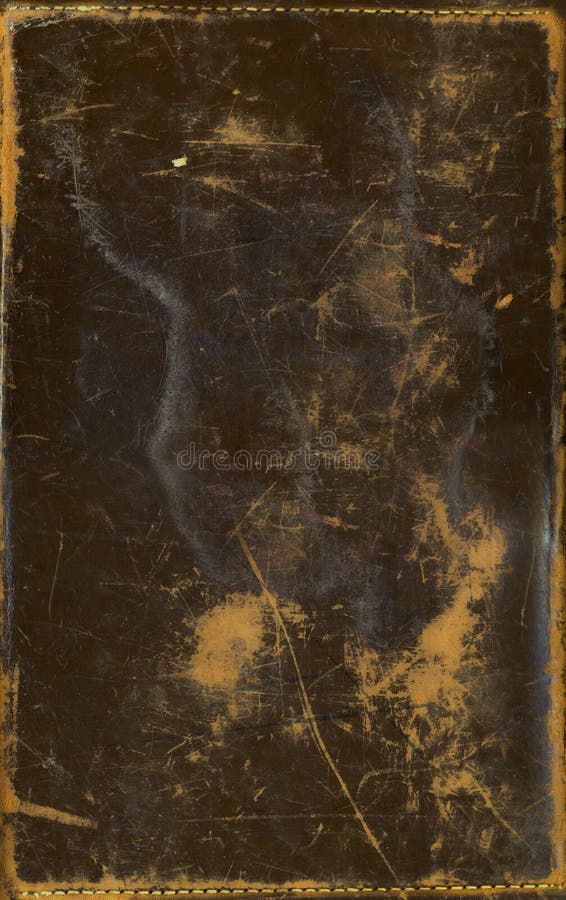 Couro castanho riscado imagem de stock royalty free