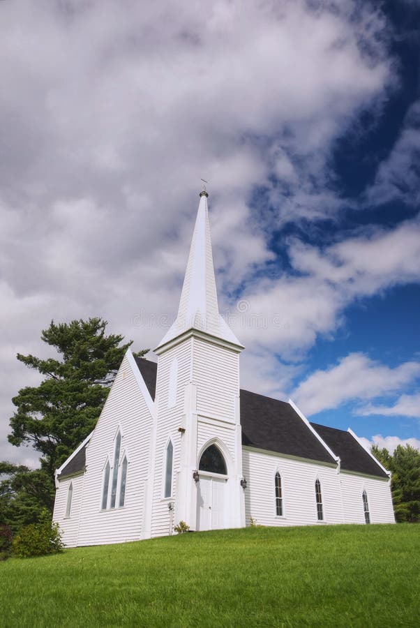 Brown S Yard Church, New Brunswick Stock Image Image of brunswick