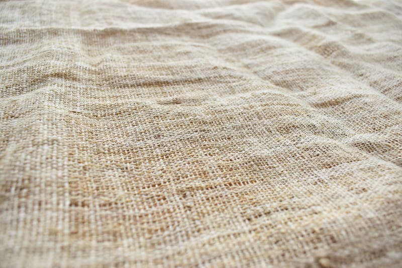 Brown sackcloth texture background, crumpled burlap fabric textile for design stock photos