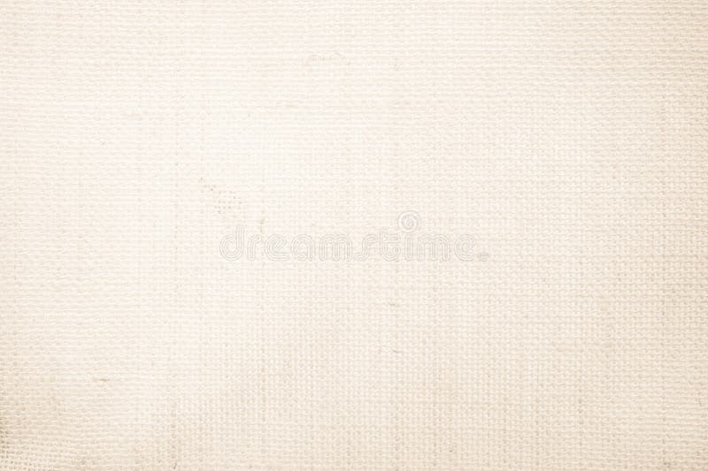Brown sackcloth woven texture background in natural pattern. Jute hessian burlap, linen background in light beige cream color stock image