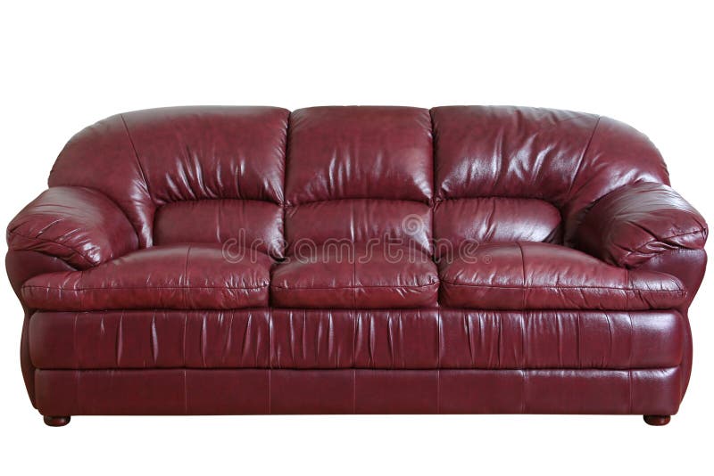 Brown sofa stock image. Image of brown, isolated, relax 1529183