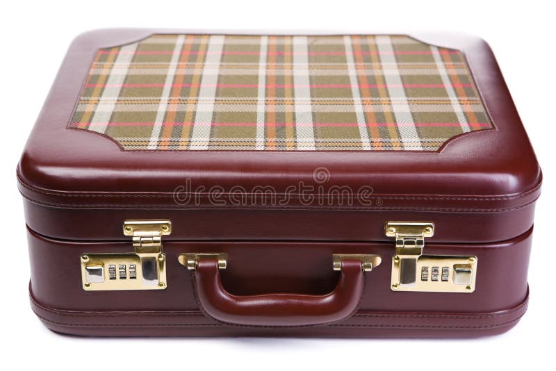 Brown suitcase stock image. Image of travel, suitcase 8478835