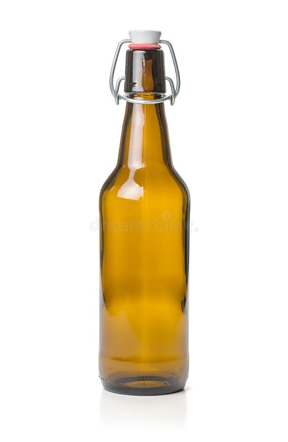 Brown Swing Top Beer Bottle Stock Photo Image of container, recycling