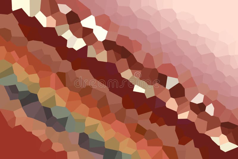 Brown Theme Blurred Smooth Low Poly Gradient Crystallize Background Illustration royalty free illustration