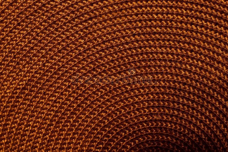 Brown tkactwo Tło, tekstura Cropped obrazek, w górę, miejsce dla teksta Wyplatać w okręgu obrazy royalty free Brown tkactwo Tło, tekstura Cropped obrazek, w górę, miejsce dla teksta Wyplatać w okręgu obrazy royalty free
