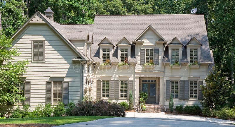 Brown Two Story Siding