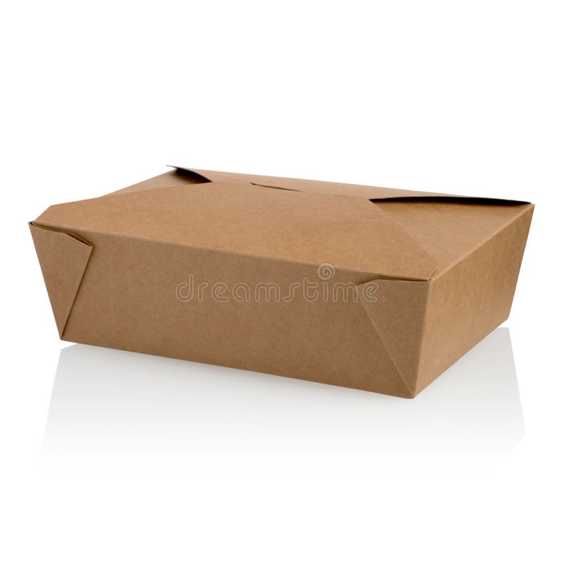 Brown Unlabeled Paper Food Box Stock Photos Free & RoyaltyFree Stock