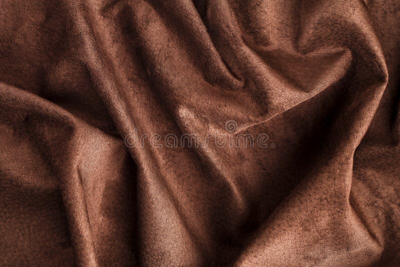 Brown Furry Fabric Shiny Velvet Closeup Photo Background Stock Photo -  Download Image Now - iStock