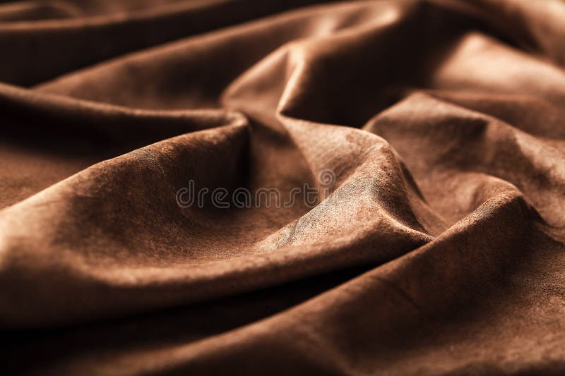 Brown Furry Fabric Shiny Velvet Closeup Photo Background Stock Photo -  Download Image Now - iStock