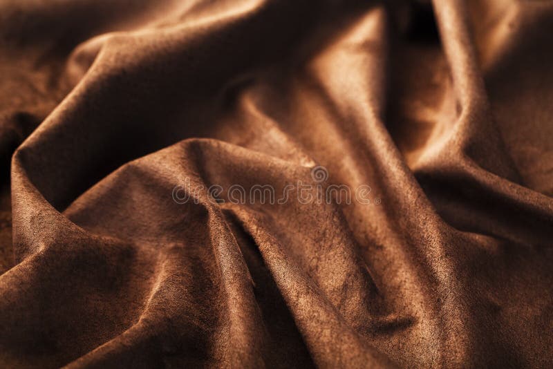 Brown Furry Fabric Shiny Velvet Closeup Photo Background Stock Photo -  Download Image Now - iStock