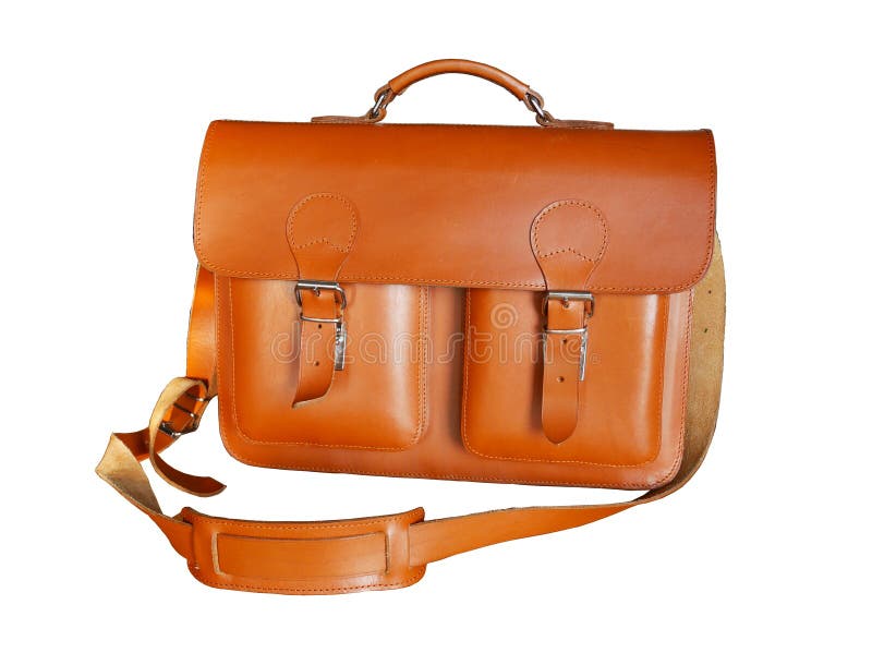 Brown Vintage Leather Briefcase Stock Image Image of satchel
