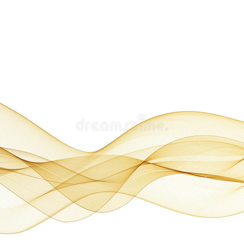 Brown Wave. Vector Layout for Advertising. Eps 10 Stock Illustration