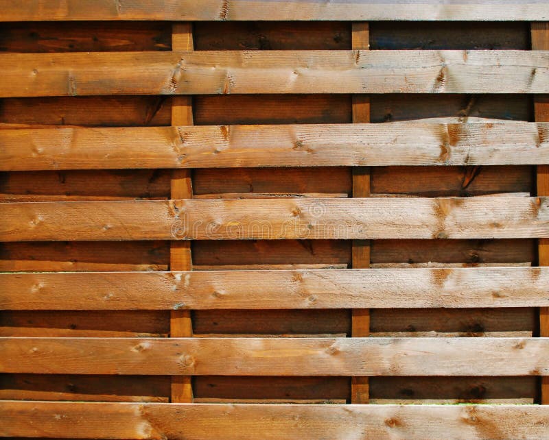 Brown wood fence royalty free stock photography