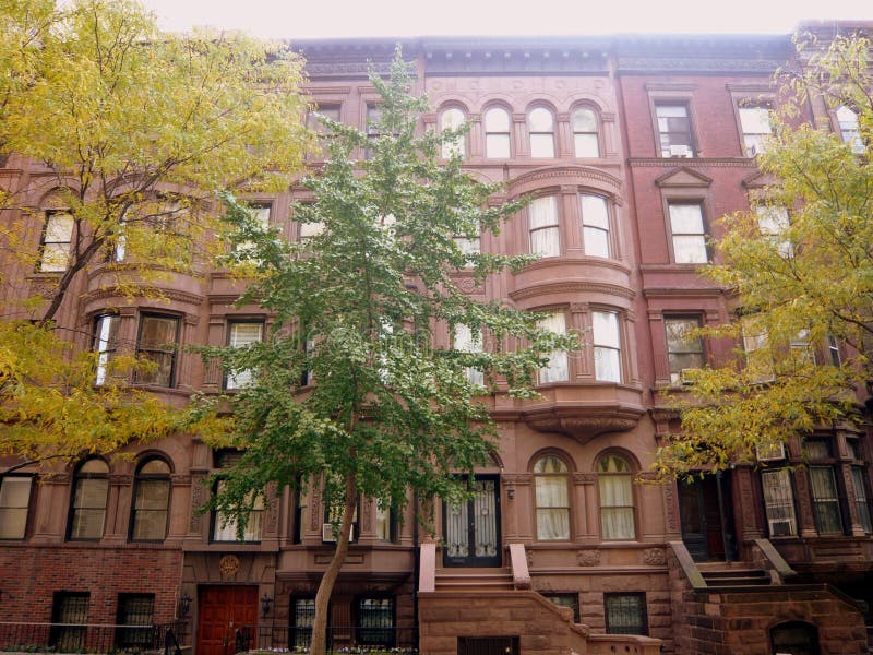 Brownstone Apartments Manhattan Stock Photo Image of skyline, travel