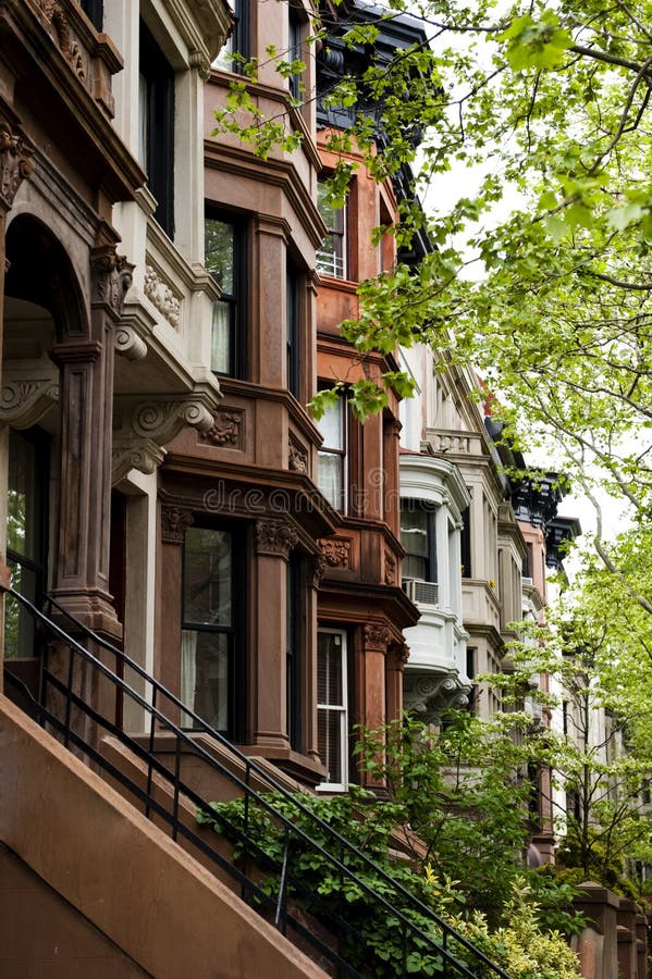 Brownstones in the Upper East Side, Manhattan, New York City Editorial