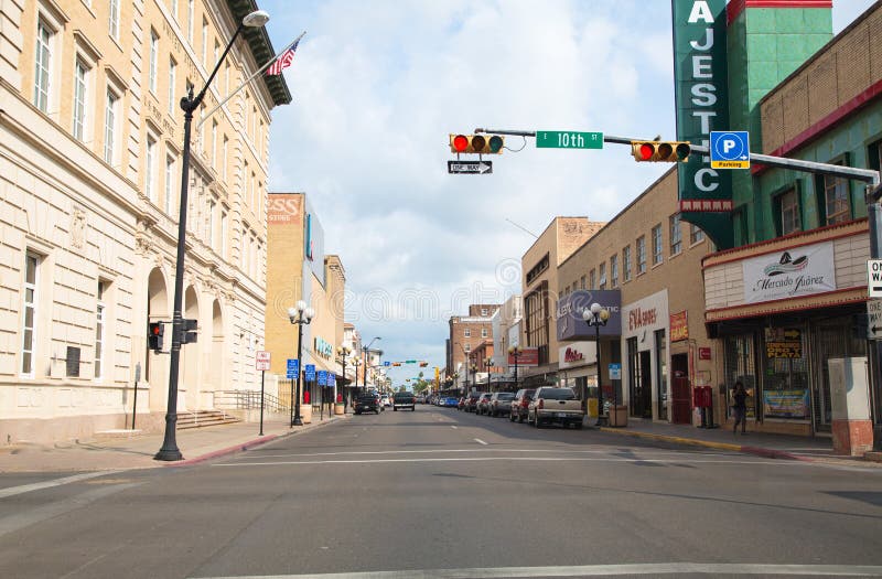 Brownsville Do Centro, Texas Imagem de Stock Editorial Imagem de