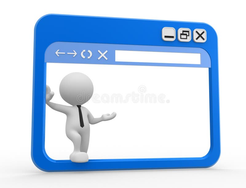 Browser vector illustratie