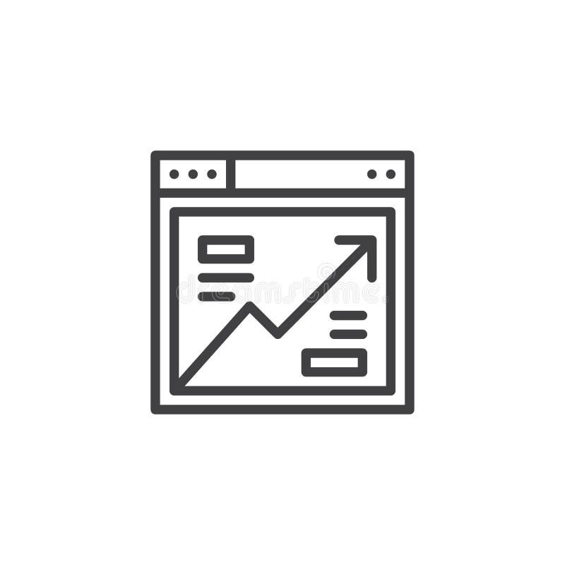 Download 3D Analytics Web Browser Icon Business Concept Stock Illustration - Illustration of background ...