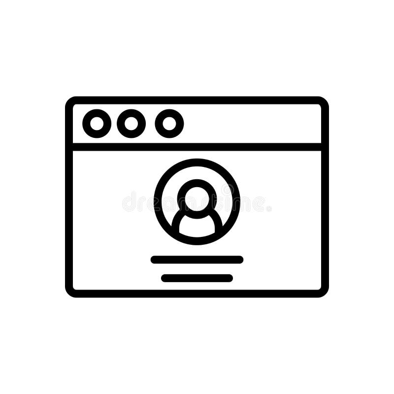 Simple User Interface UX, UI Screen Template For Website ...