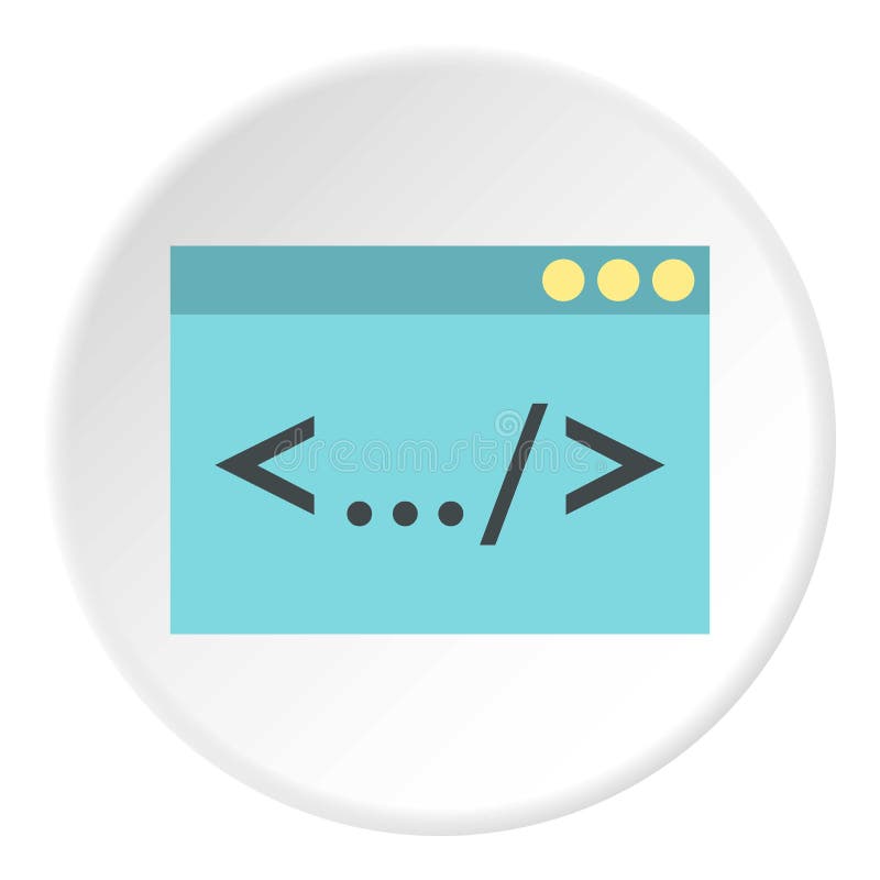 Browser window with sign left right icon stock illustration
