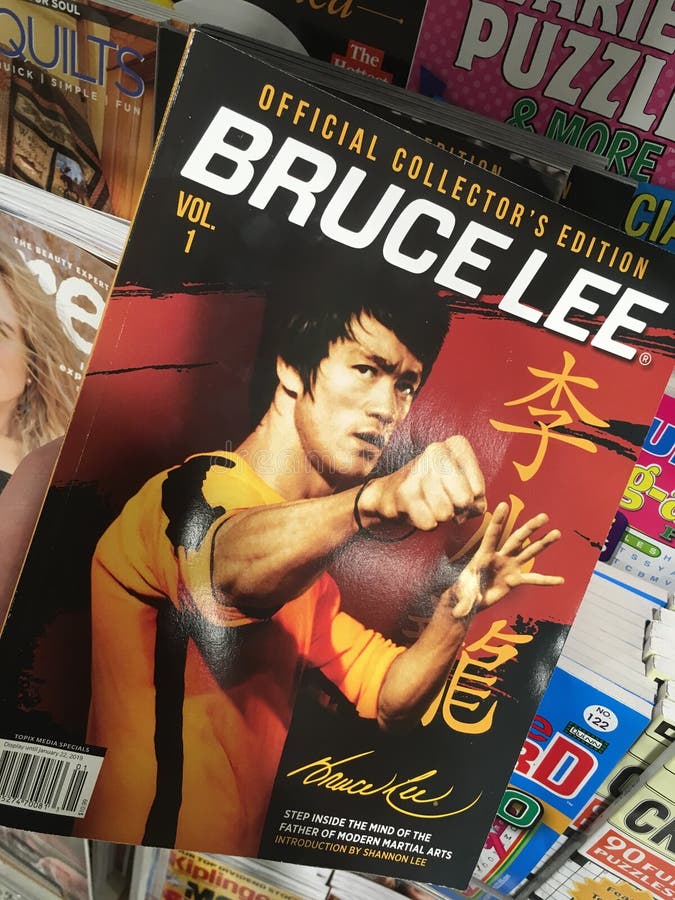 Bruce Lee on a cover of magazine