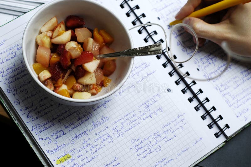 Bruch für Fruchtsalat stockfoto Bruch für Fruchtsalat stockfoto