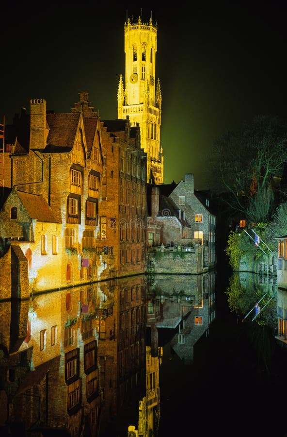 Bruges nella notte