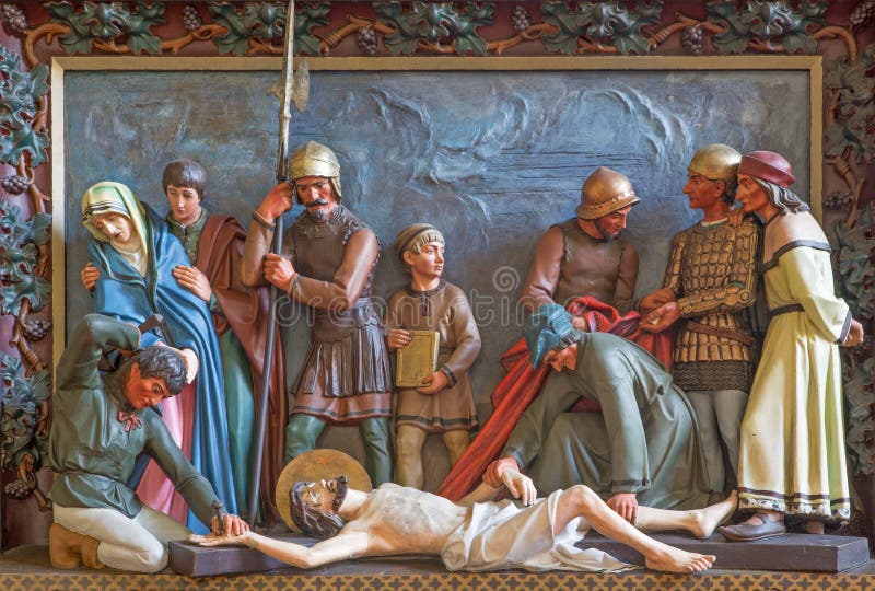 Aan Het Kruis Genageld Brugge - Jesus Wordt Genageld Aan Het Kruis Hulp in St Giles (Sint