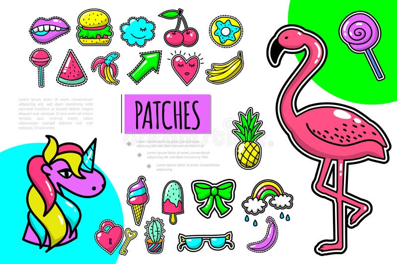 Bruit Art Patches Composition illustration de vecteur Bruit Art Patches Composition illustration de vecteur