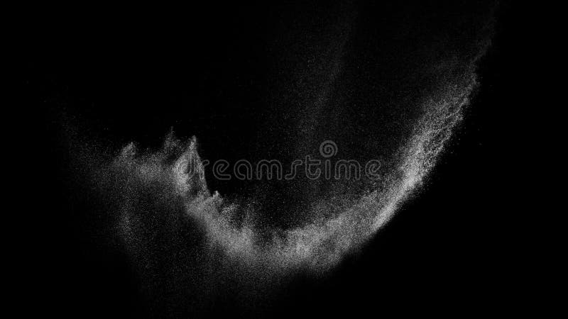 Bruit blanc d'animation abstraite de Digital sur le fond noir illustration stock