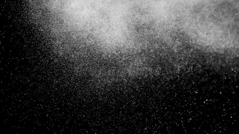 Bruit blanc d'animation abstraite de Digital sur le fond noir illustration stock