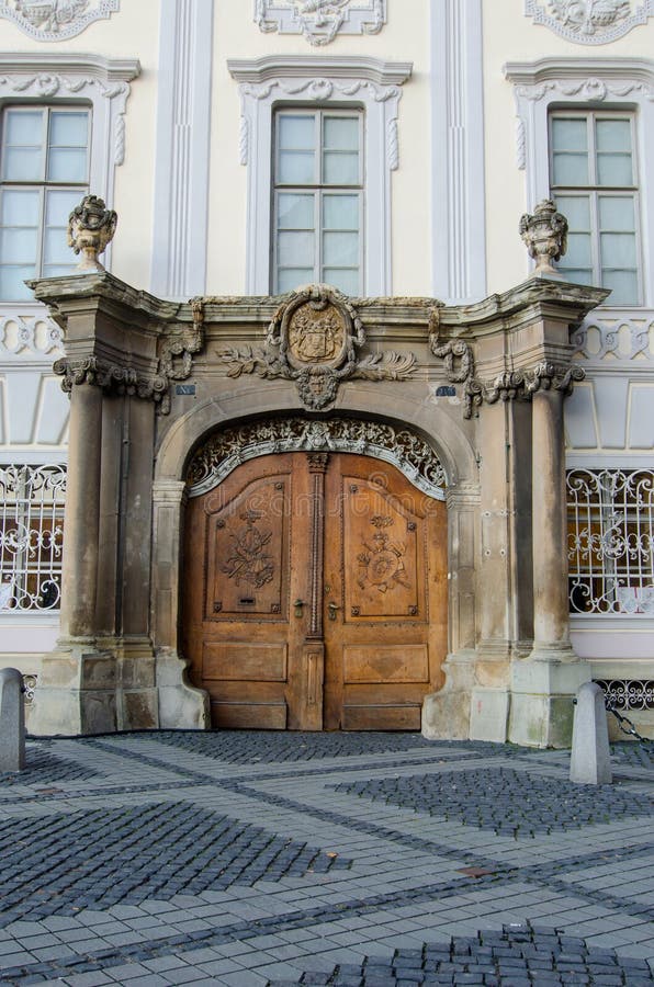 Brukenthal Museum door , Romania stock photo Brukenthal Museum door , Romania stock photo