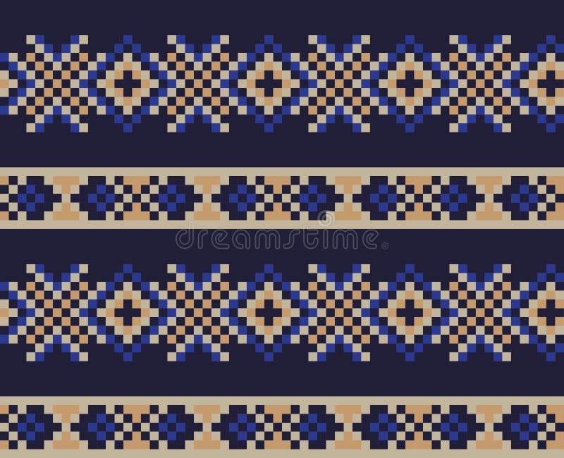 Brun julmässan Isle Seamless Pattern Background. Brun Julmässa - bakgrund för modetextilier, stickkläder och grafik