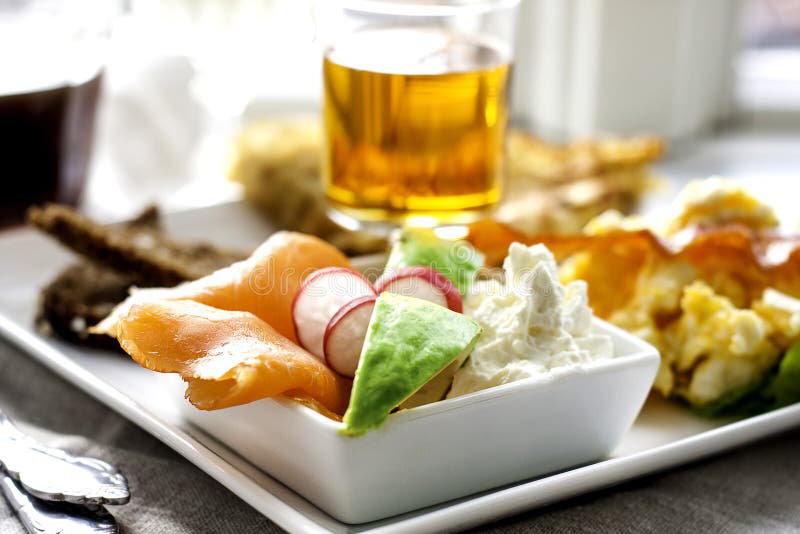 Brunch Plate stock photo. Image of food, breakfast, avocado 48741770