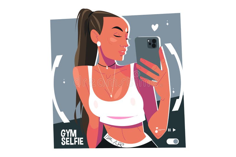 Woman Taking Sexy Selfie Stock Illustrations 89 Woman Taking Sexy Selfie Stock Illustrations