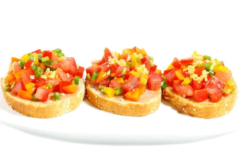 Bruschetta stock photo. Image of french, broiled, snack 24467932