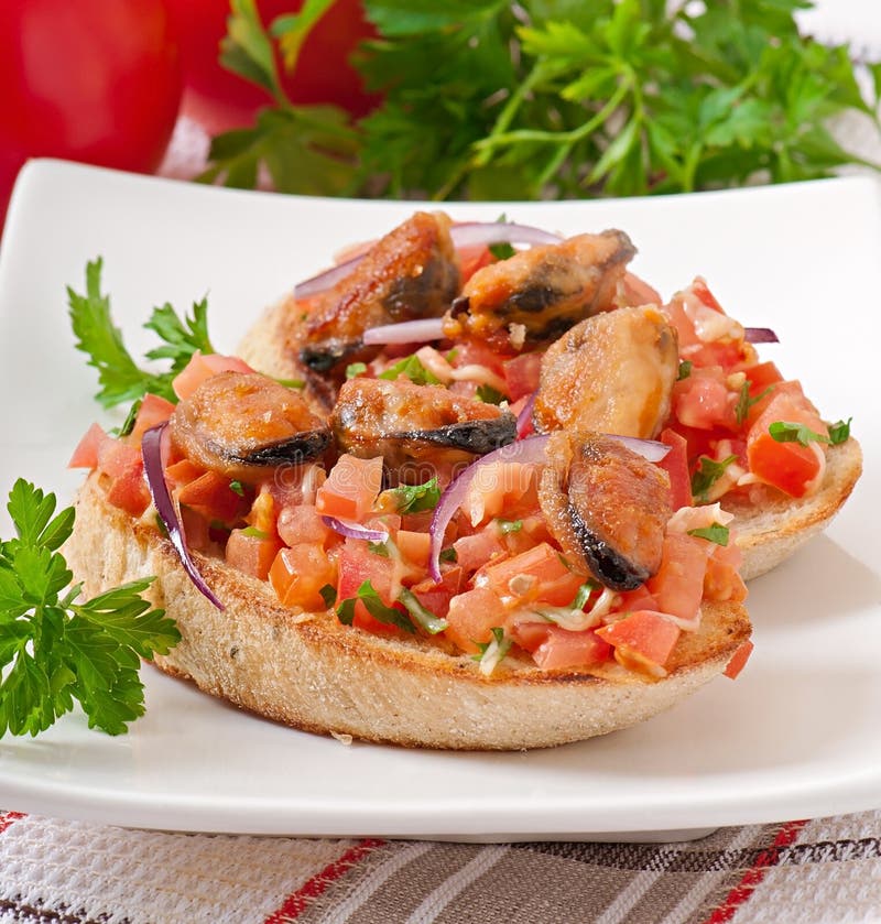 309 Bruschetta Mussel Stock Photos - Free & Royalty-Free Stock Photos