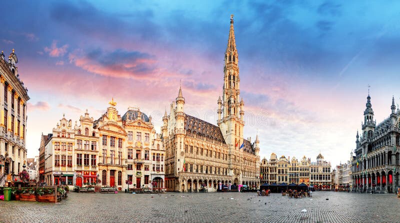 Bruselas - lugar magnífico, Bélgica imagen de archivo libre de regalías
