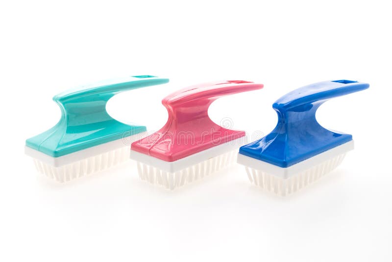 Brush for cleaning foot stock photo. Image of work, scrub 79530616