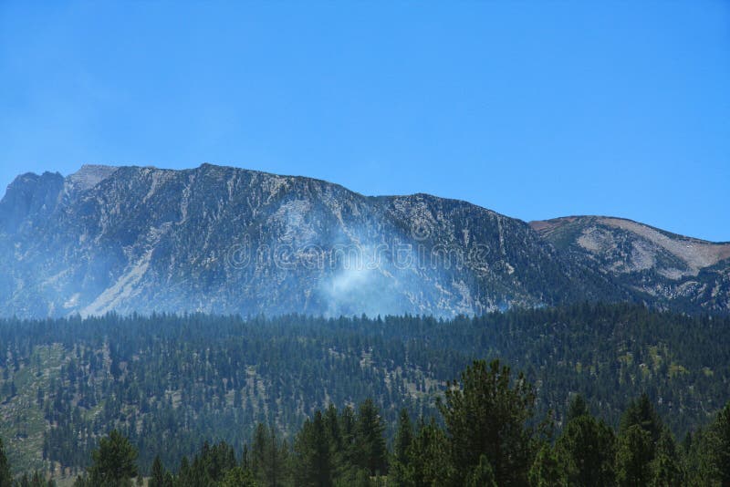 Brush Fire stock image. Image of nevada, smoke, issues 12712737