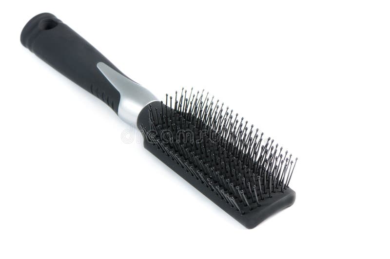 Brush hair stock photo. Image of iron, salon, care, spikes 32048610