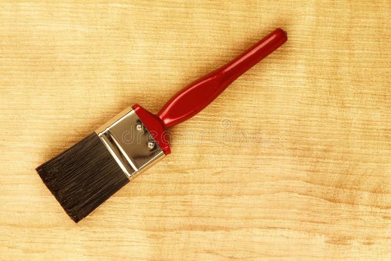 Brush stock photo. Image of studio, paint, work, woodwork 38911236