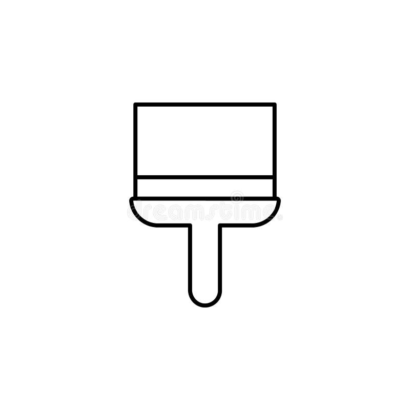 paintbrush outline paintbrush outline
