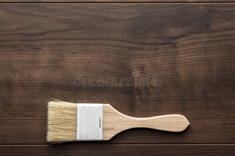 Old brush on the table stock photo. Image of interior 36945406