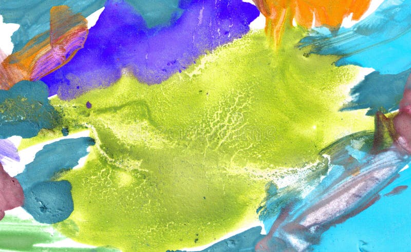 Brushed m?lade abstrakt bakgrund Sol- och molnbakgrund med en pastell f?rgade royaltyfria foton Brushed m?lade abstrakt bakgrund Sol- och molnbakgrund med en pastell f?rgade royaltyfria foton
