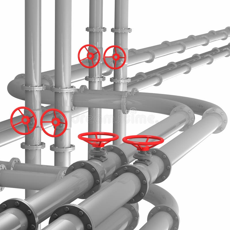 Brushed Metal Pressure Head Line Stock Illustration Illustration of