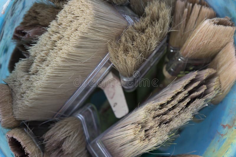 Brushes and bristle stock image. Image of artistic, bristle 50907551
