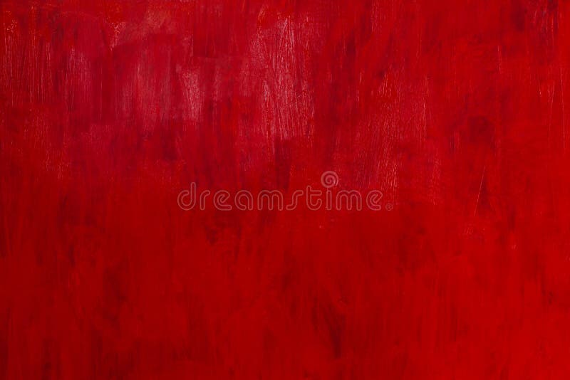 Brushing red paint texture wall background color stock images